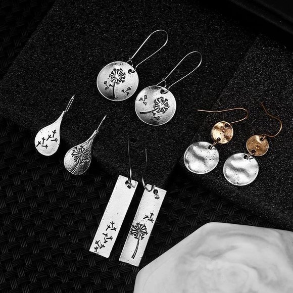 * New 12  Pairs Teardrop Druse Crystal Drop Dangle Earrings for Women Gi… - Picture 4 of 14